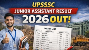 UPSSSC Junior Assistant 09/2022 Typing Test Result 2026 - Download Scorecard @upsssc.gov.in