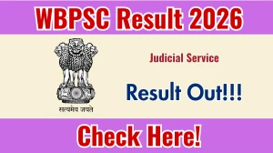 WBPSC Judicial Service Result 2026 - Download Scorecard @psc.wb.gov.in