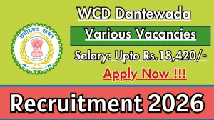 WCD Dantewada Recruitment 2026 - Apply Offline for 04 Office Assistant, Security Guard And More Posts WCD Dantewada Recruitment 2026 - Apply Offline for 04 Office Assistant, Security Guard And More Posts