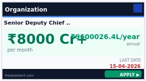 Visakhapatnam Port Authority Senior Deputy Chief Accounts Officer Recruitment 2026 - Apply Online