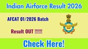 AFCAT 01/2026 Batch Result OUT (Direct Link) - Download Scorecard @ afcat.cdac.in