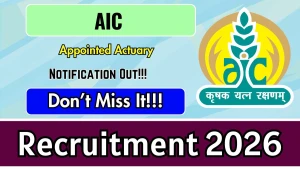 AIC Appointed Actuary Recruitment 2026 - Apply Online