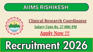 AIIMS Rishikesh Clinical Research Coordinator Recruitment 2026 - Apply Online AIIMS Rishikesh Clinical Research Coordinator Recruitment 2026 - Apply Online