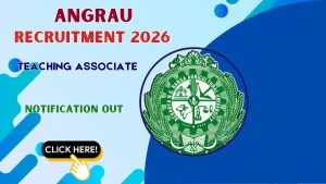 ANGRAU Teaching Associate Recruitment 2026 - Walkin