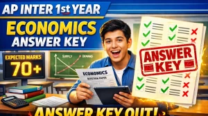 AP Inter 1st Year Economics Paper-I Answer Key 2026 (Unofficial): Question Paper Solutions