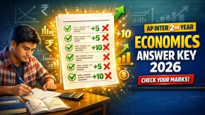 AP Inter 2nd Year Economics Answer Key 2026 (Unofficial): Solutions, & Exam Pattern