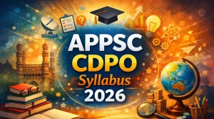 APPSC CDPO Syllabus 2026: Check Section Wise Topics & Exam Pattern