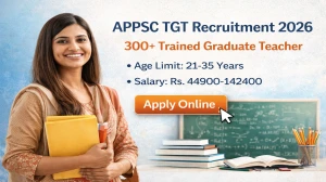 APPSC TGT Recruitment 2026 - Apply Online for 389 Trained Graduate Teacher Posts