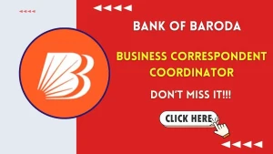 Bank of Baroda Business Correspondent Coordinator Recruitment 2026 - Apply Offline