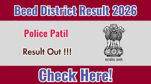 Beed District Police Patil Result 2026 OUT (Direct Link) - Download Scorecard @ beed.gov.in