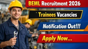 BEML Trainees Recruitment 2026 (Short Notice) - Apply Online for ITI/Diploma Trainees Posts