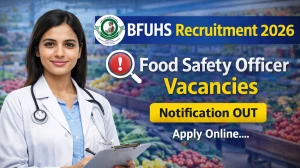 BFUHS Punjab Food Safety Officer Recruitment 2026 - Apply Online for 5 FSO Posts