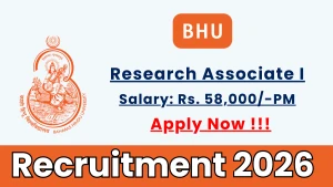 BHU Research Associate-I Recruitment 2026 - Apply Online