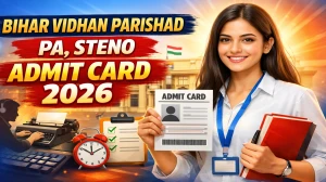 Bihar Vidhan Parishad PA, Steno Admit Card 2026 Out- Download Here