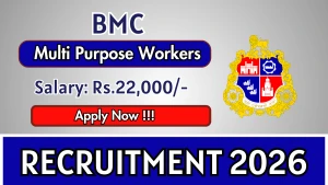 BMC Multi Purpose Workers Recruitment 2026 - Apply Offline