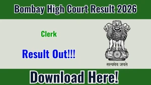 Bombay High Court Clerk Result 2026 OUT (Direct Link) - Download Scorecard @ bombayhighcourt.nic.in Bombay High Court Clerk Result 2026 OUT (Direct Link) - Download Scorecard @ bombayhighcourt.nic.in