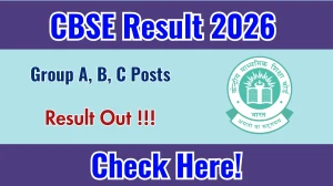 CBSE Group A, B, C Posts Result 2026 OUT (Direct Link) - Download Scorecard @ cbse.gov.in CBSE Group A, B, C Posts Result 2026 OUT (Direct Link) - Download Scorecard @ cbse.gov.in