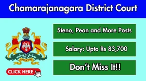 Chamarajanagara District Court Recruitment 2026 - Apply Online for 25 Steno, Peon and More Posts Chamarajanagara District Court Recruitment 2026 - Apply Online for 25 Steno, Peon and More Posts