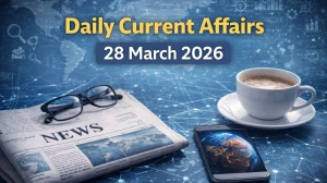 Daily Current Affairs 28 March 2026