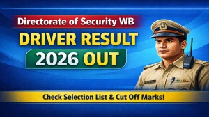 Directorate of Security WB Driver Result 2026 OUT (Direct Link) - Download Selection List @wbpolice.gov.in