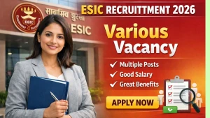 ESIC Recruitment 2026 - Walkin for 47 Professor, Associate Professor and More Posts ESIC Recruitment 2026 - Walkin for 47 Professor, Associate Professor and More Posts