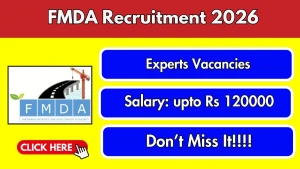 FMDA Experts Recruitment 2026 - Apply Online for 24 Posts