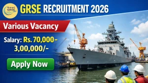 GRSE Recruitment 2026 - Apply Online for Officer Posts