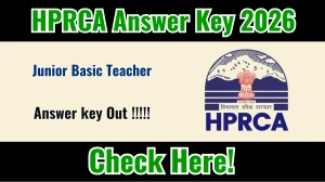 HPRCA JBT Answer Key 2026 OUT - Download PDF, Response Sheet & Objection Link HPRCA JBT Answer Key 2026 OUT - Download PDF, Response Sheet & Objection Link