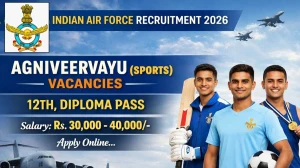 IAF Agniveervayu Sports Recruitment 2026 - Intake 02/2026 Online Form