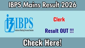 IBPS Clerk Mains Result 2025-26 OUT (Direct Link) - Download Scorecard @ ibps.in