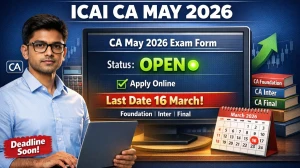 ICAI CA May Registration 2026: Last Date, Fees, Eligibility & Apply Online ICAI CA May Registration 2026: Last Date, Fees, Eligibility & Apply Online