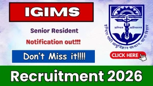 IGIMS Senior Resident Recruitment 2026 - Walkin IGIMS Senior Resident Recruitment 2026 - Walkin