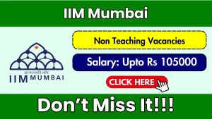 IIM Mumbai Non Teaching Recruitment 2026 - Apply Online IIM Mumbai Non Teaching Recruitment 2026 - Apply Online