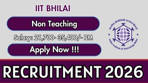 IIT Bhilai Recruitment 2026 - Apply Online for 32 Non Teaching Posts