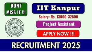 IIT Kanpur Project Assistant Recruitment 2026 - Apply Online IIT Kanpur Project Assistant Recruitment 2026 - Apply Online