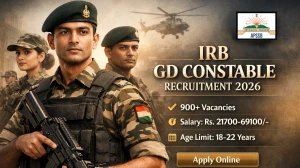 IRB GD Constable Recruitment 2026 - Apply Online for 984 Constable, Fireman & Tiger Guard Posts