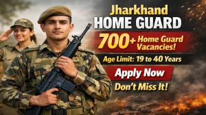 Jharkhand Home Guard Recruitment 2026 - Apply Online for 772 Posts