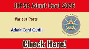 JKPSC Various Posts Admit Card 2026 - Download Here JKPSC Various Posts Admit Card 2026 - Download Here
