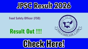 JPSC FSO Result 2026 OUT (Direct Link) - Download Scorecard @ jpsc.gov.in