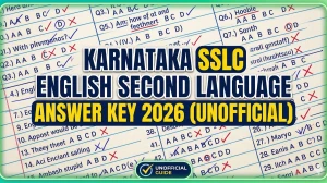 Karnataka SSLC English Second Language Answer Key 2026 (Unofficial) – Find Answers Here