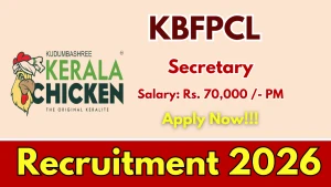 KBFPCL Secretary Recruitment 2026 - Apply Offline