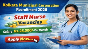 KMC Staff Nurse Recruitment Online Form 2026 - Apply Online for 86 Posts