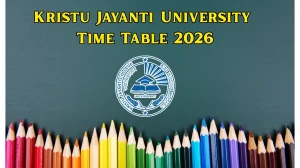 Kristu Jayanti University Time Table 2026 - VI Trimester MBA End Trimester Theory Exam April 2026