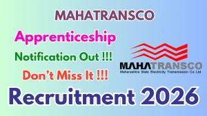 MAHATRANSCO Apprenticeship Recruitment 2026 - Apply Online