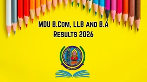 MDU Result 2026 Out at mdu.ac.in Direct Link to Download UG and PG Course Result MDU Result 2026 Out at mdu.ac.in Direct Link to Download UG and PG Course Result