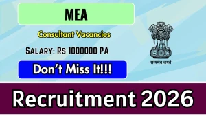 MEA Consultant Recruitment 2026 - Apply Offline MEA Consultant Recruitment 2026 - Apply Offline