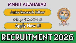 MNNIT Allahabad Junior Research Fellow Recruitment 2026 - Apply Offline