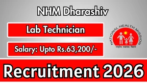 NHM Dharashiv Lab Technician Recruitment 2026 - Walkin