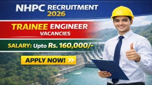 NHPC Trainee Engineer Recruitment 2026 - Apply Online for 72 Posts