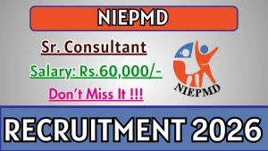NIEPMD Sr. Consultant Recruitment 2026 - Apply Online NIEPMD Sr. Consultant Recruitment 2026 - Apply Online